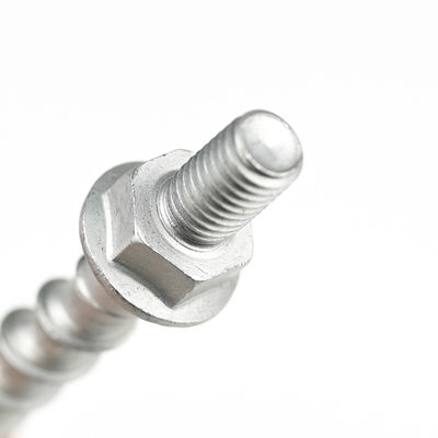 Staal 410 Hex Flange Masonry Schroef Ankerbout voor Beton Aanpasbaar en veelzijdig