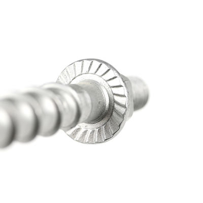 Staal 410 Hex Flange Masonry Schroef Ankerbout voor Beton Aanpasbaar en veelzijdig