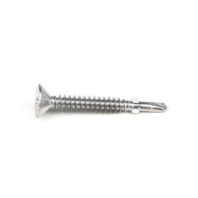 Metrische DIN Standard Tek 5 Carbon Steel Truss Head Phillips met Wing Self Drilling Schroeven Op maat