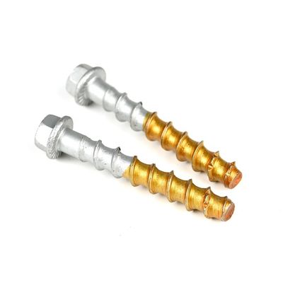 Flat Head Customized M12 Lift Concrete Bolts met Bimetal Anker en 100% QC Test