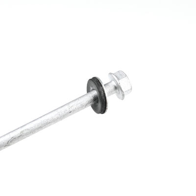 Schroeven voor zelfboren met coating van roestvrij staal 6,3x180 mm met gebonden wasmachine en ronde kop