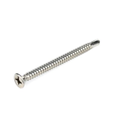 Flat Head Phillips 50mm zelfboor schroeven Tek Lag Bolts Roestvrij staal op maat