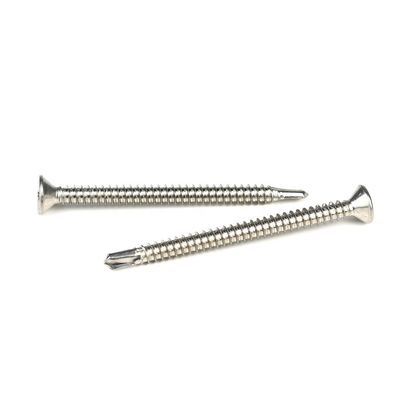 Flat Head Phillips 50mm zelfboor schroeven Tek Lag Bolts Roestvrij staal op maat