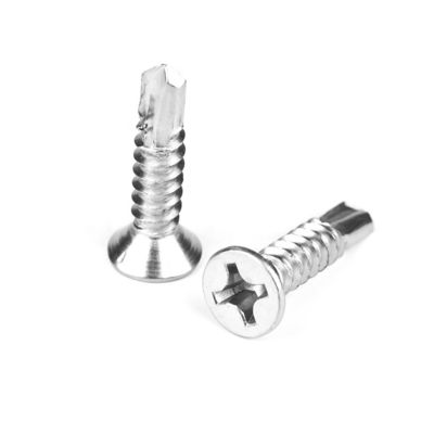 Flathead Phillips zelfborende schroef voor hoge hardheid Bulk Tek schroeven in gaskachels