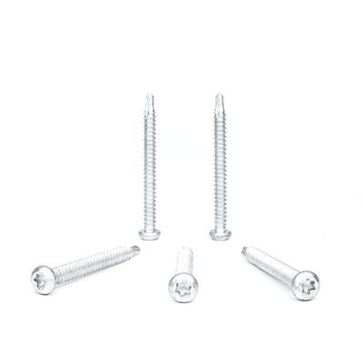 Houtstructuur Bimetalen roestvrij staal Torx Pan Head Zelfboren schroeven met ontwerp