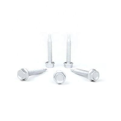 Stalen 6.3x38 mm Hex Flange Head Tek schroeven voor licht staal behuizing Installatie punt