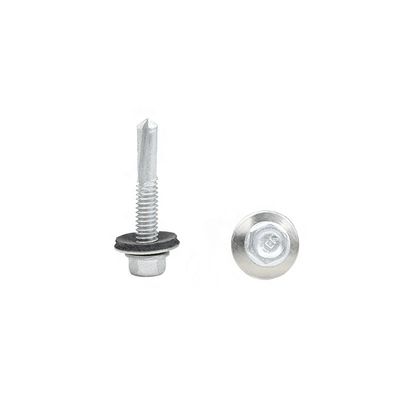 SS410 Flangen Hex hoofd Roestvrij staal zelf-opdrogende boorschroeven met EPDM wasmachine
