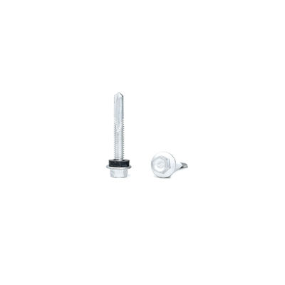 Geel hex flens hoofd dak schroef M5.5 X 38 Zelf Tapping metalen schroeven Tek 5 Zelf boor schroeven voor het dak