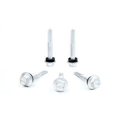 Geel hex flens hoofd dak schroef M5.5 X 38 Zelf Tapping metalen schroeven Tek 5 Zelf boor schroeven voor het dak