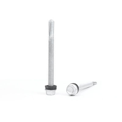 Zelfboren van roestvrij staal flens Hex hoofd Metalen schroeven Phillips Cross Recess INCH