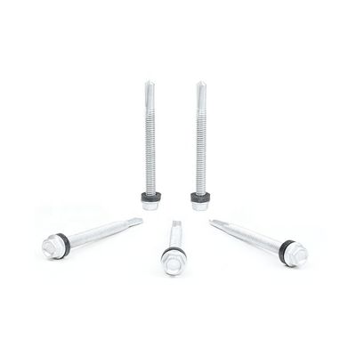 Zelfboren van roestvrij staal flens Hex hoofd Metalen schroeven Phillips Cross Recess INCH