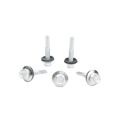 SS410 Roestvrij staal Hex hoofd zelfboren schroeven Metal Tek