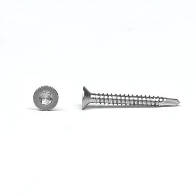 Geel roestvrij staal Sus 304 Csk Torx Platkop zelfborende schroeven Inox 3,9x25 mm