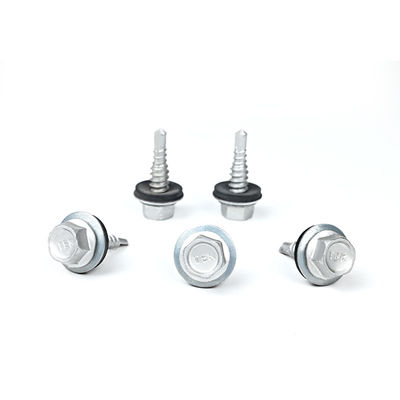 1/4x7/8' roestvrij staal zinklegering gecoat hex flens purlin schroeven voor gebouw omhuls systeem