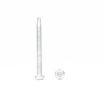 6.3x65 TPO PVC Ply Membrane Roestvrij staal 304 Bi-Metal Torx Knopkop Waterdicht Schroef