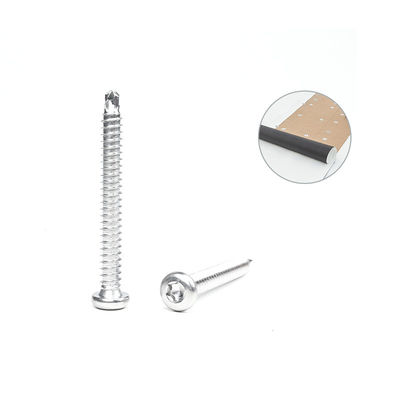 Plain 6.3x55 SUS410 Pan Torx Star Schroef roestvrij staal knopkop voor dak Epdm membraan