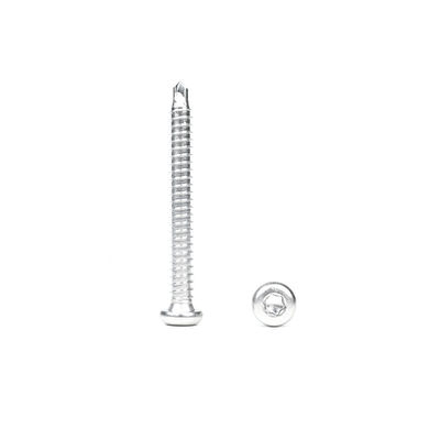 Plain 6.3x55 SUS410 Pan Torx Star Schroef roestvrij staal knopkop voor dak Epdm membraan