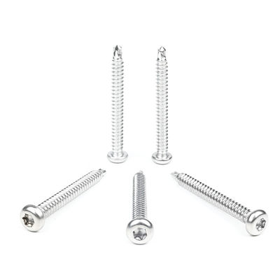 Plain 6.3x55 SUS410 Pan Torx Star Schroef roestvrij staal knopkop voor dak Epdm membraan