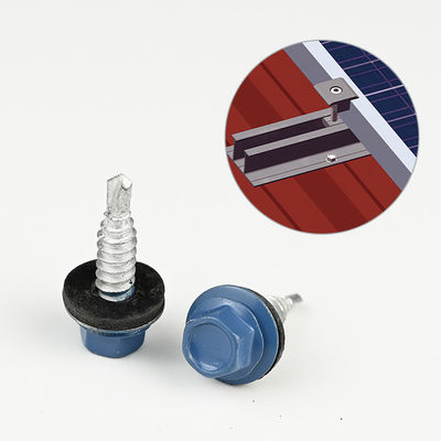 Metrische corrosiebestendige bi-metalen hex schroeven 6.3x22 voor zonne-installatiebeugels