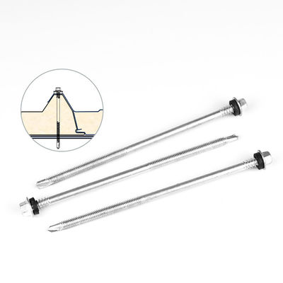 Zelfboorschroef met zeshoekkop voor metalen meetsystemen met een zinklegering voor dakbedekking