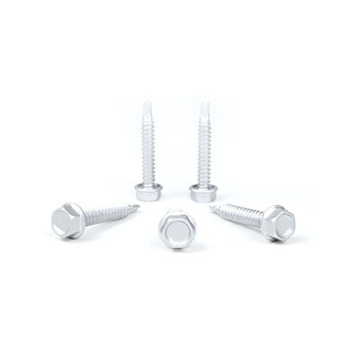 6.3x38 Bimetalen hex flens beklede draaiknoppen voor metalen en stalen dakketenschroeven TPO dakketen