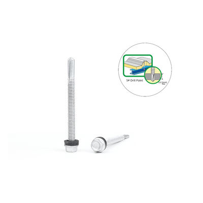 Contact opnemen met de klantenservice voor aangepaste 5.5x63 flens hex hoofd zelfborende schroef