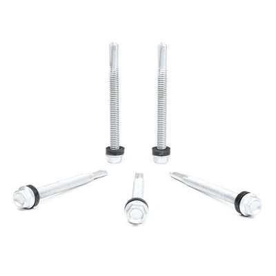 Contact opnemen met de klantenservice voor aangepaste 5.5x63 flens hex hoofd zelfborende schroef