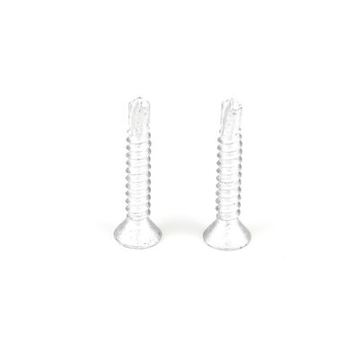 4.2x25 Bimetal roestvrij staal platte kop kruis ingebouwde schroef voor hout purlin vast