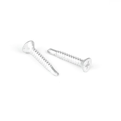 4.2x25 Bimetal roestvrij staal platte kop kruis ingebouwde schroef voor hout purlin vast