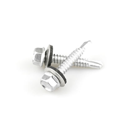 Corrosiebestendig 6.3x38 Bimetalen Hex Wasser Head Roestvrij staal zelfborende schroef