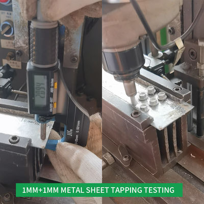 HEX hoofdplaat metalen schroef voor 1 mm 1 mm metalen plaat steken in roestvrij staal bimetal